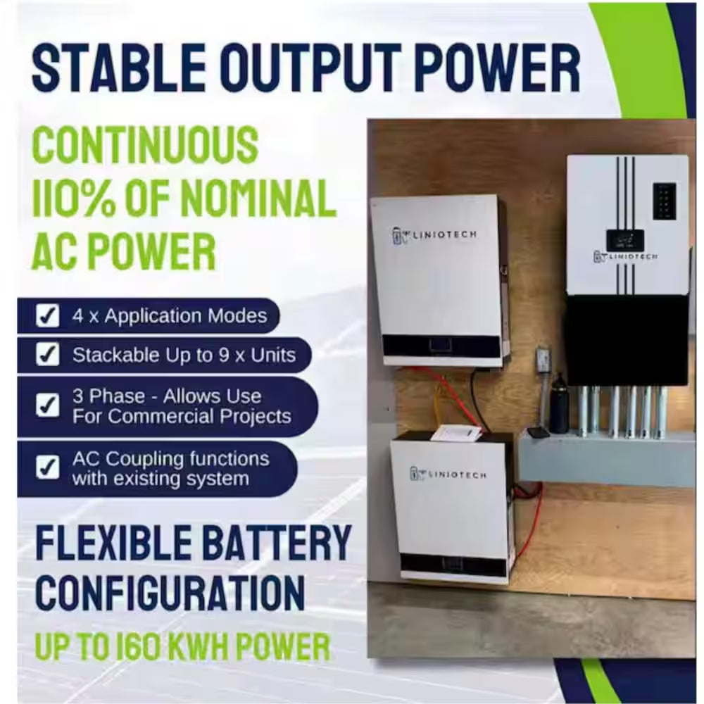 15KVA Hybrid Inverter All-In-One Solar Inverter 15000-Watt PV Input 10000-Watt AC Output