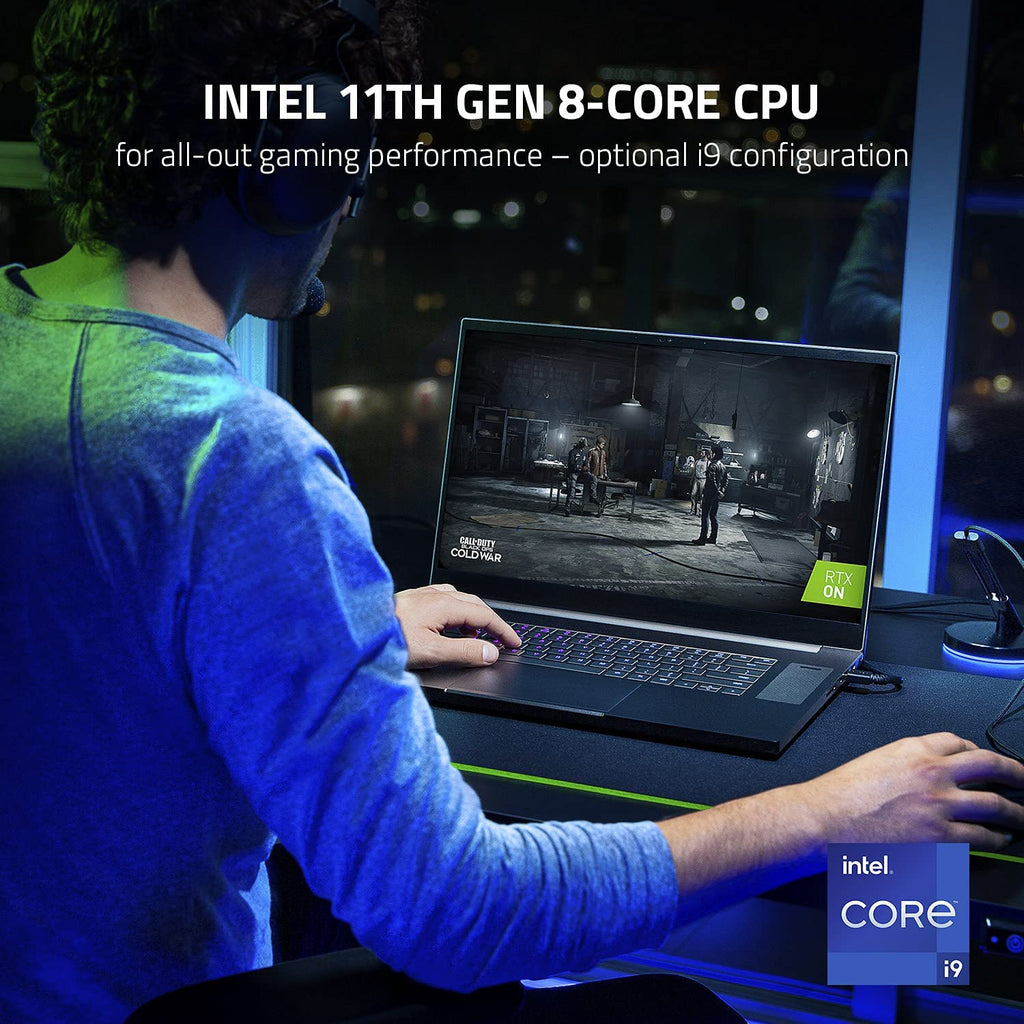 Razer Blade Pro 17 Gaming Laptop 2021: Intel Core I7-11800H 8-Core, NVIDIA Geforce RTX 3080, 17.3" FHD 360Hz, 32GB RAM, 1TB SSD - Chroma RGB - Thunderbolt 3 - SD Card Reader